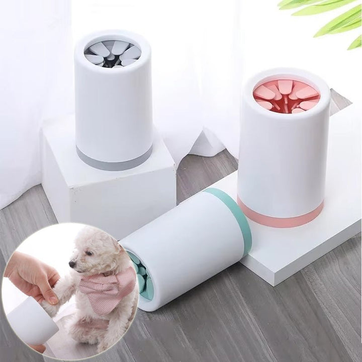 Pet Paw Cleaner Cup - Silicone Dog & Cat Foot Washer, Portable - PawMaterial