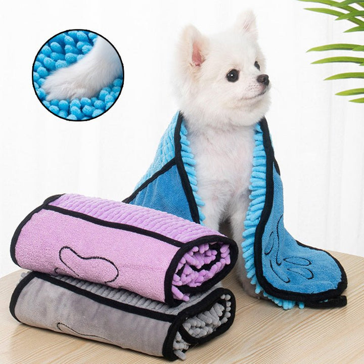 Super Absorbent Dog bathrobe – Quick-Dry Microfiber dog Towel - PawMaterial